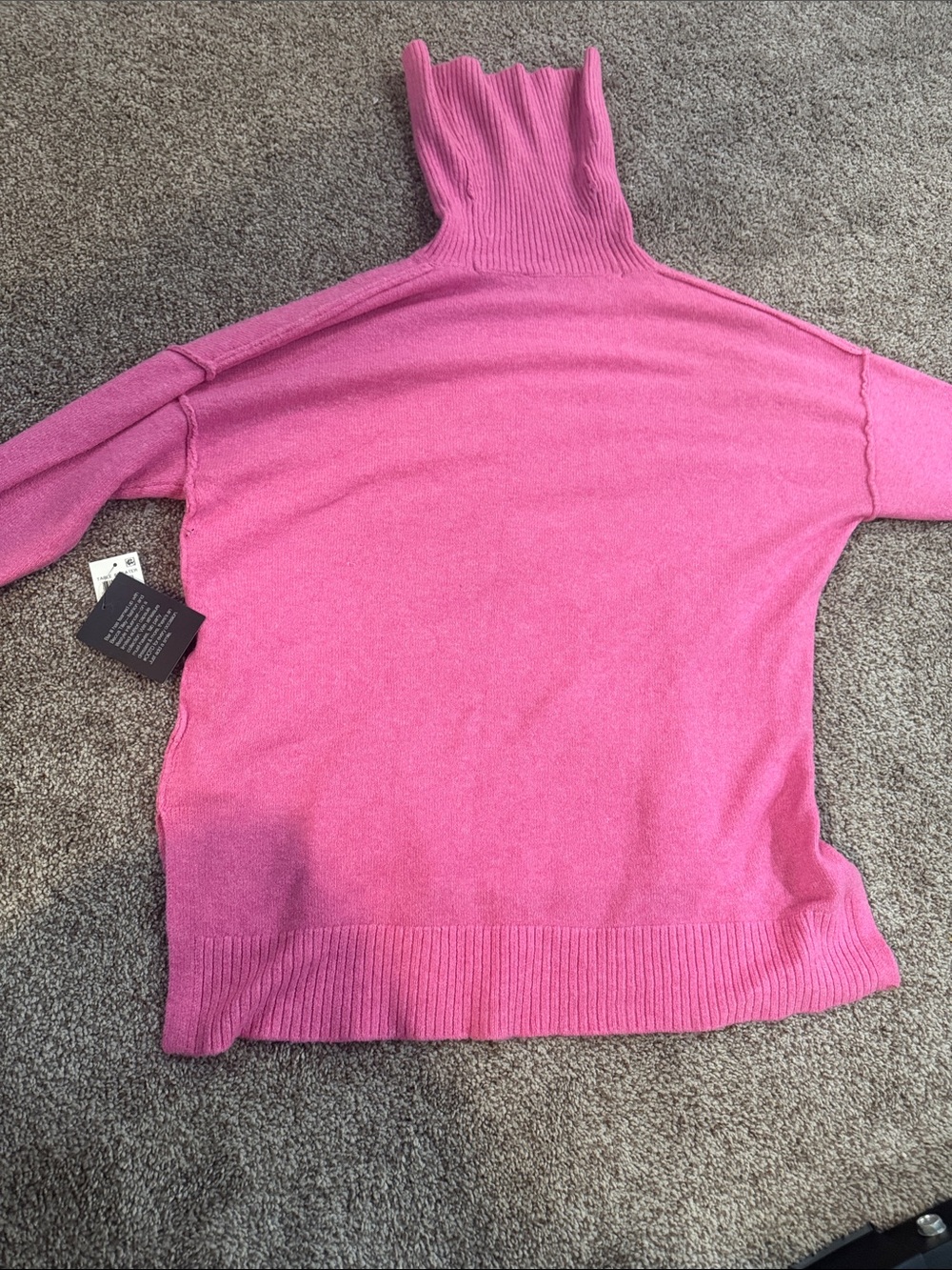 Women’s Pink Turtleneck Sweater